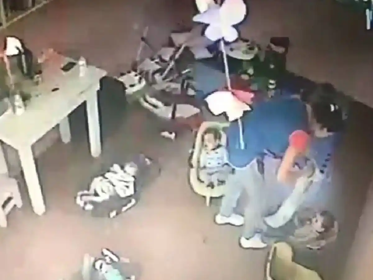 Video: así maltrataban a bebés en una guardería de La Plata
