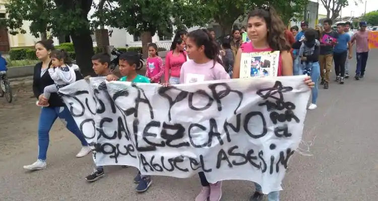 Asesinato de Oscar Lezcano: familiares y amigos de la víctima marcharon para pedir justicia