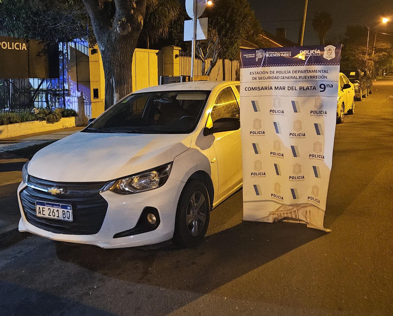 Fue interceptado en Colón y Paseo Galíndez.