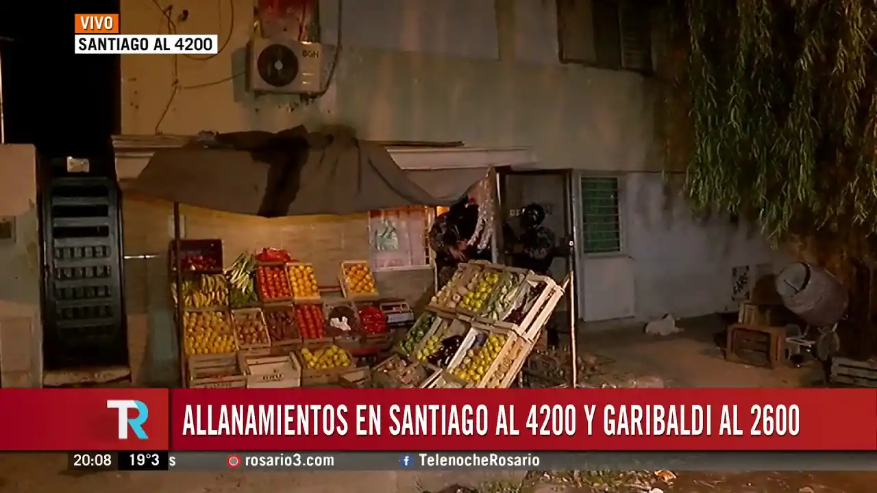 Tres detenidos en operativos antidroga en Rosario