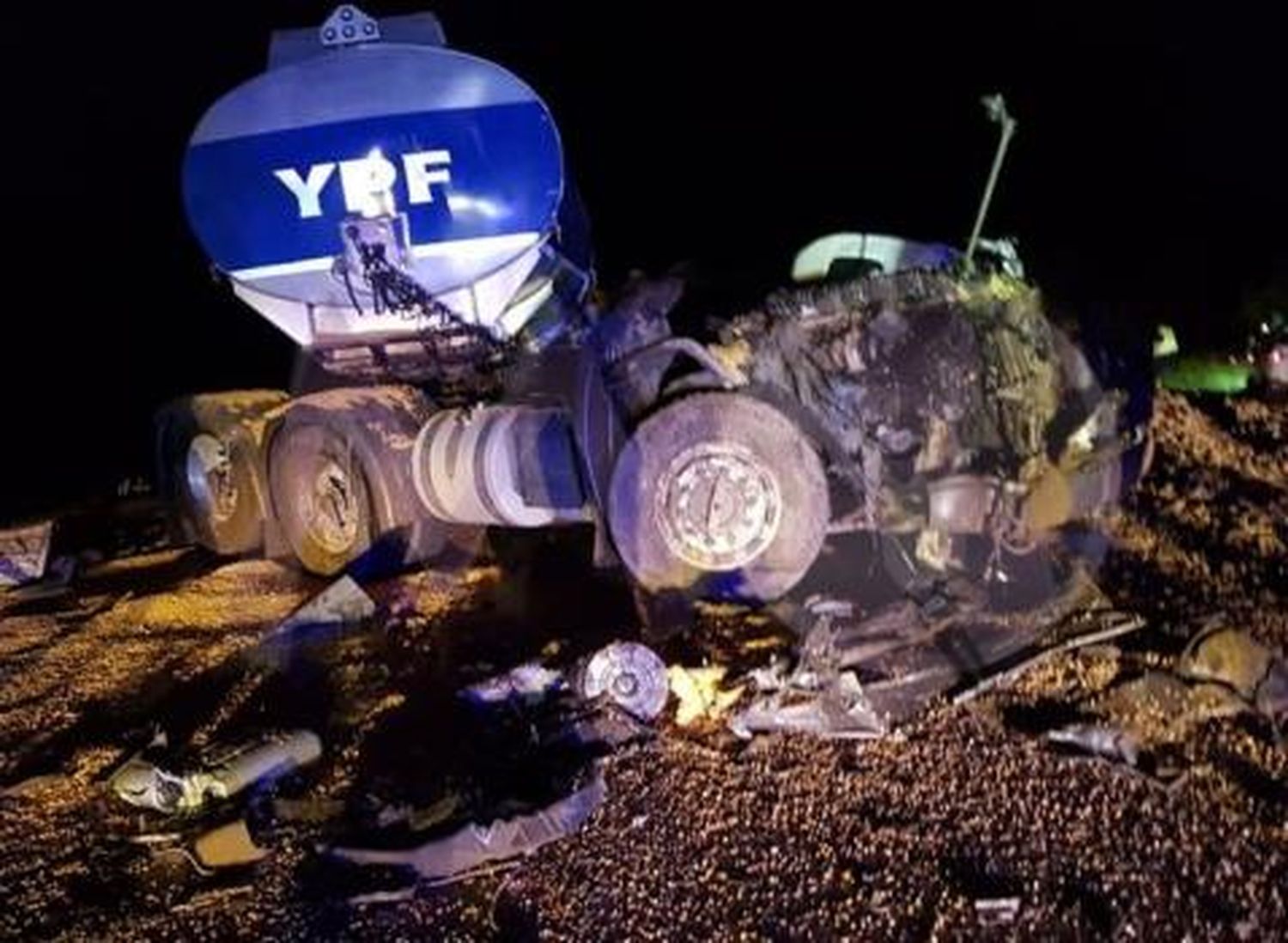 Múltiple choque en ruta 34: un camionero herido