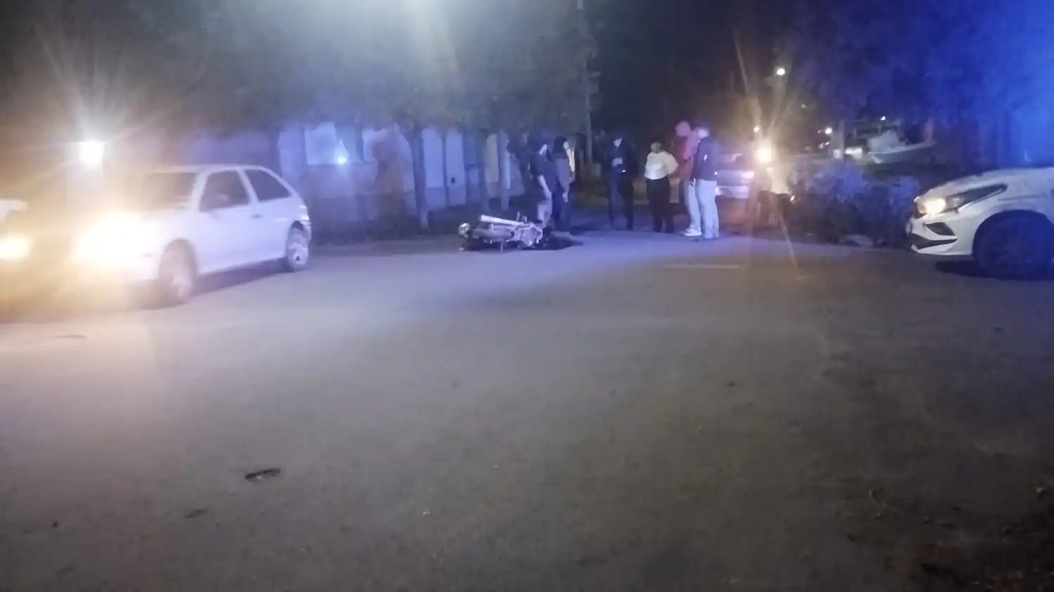 El accidente tuvo lugar en Manuel Iglesias y Lavalle.