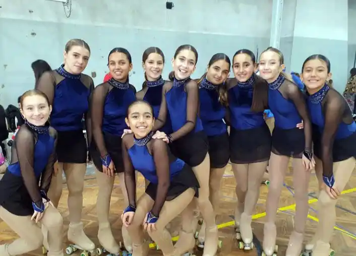Alumnas de Skating Queen un torneo en Mar del Plata