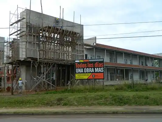La obra de la escuela Barbosa ya tiene un avance del 33 por ciento