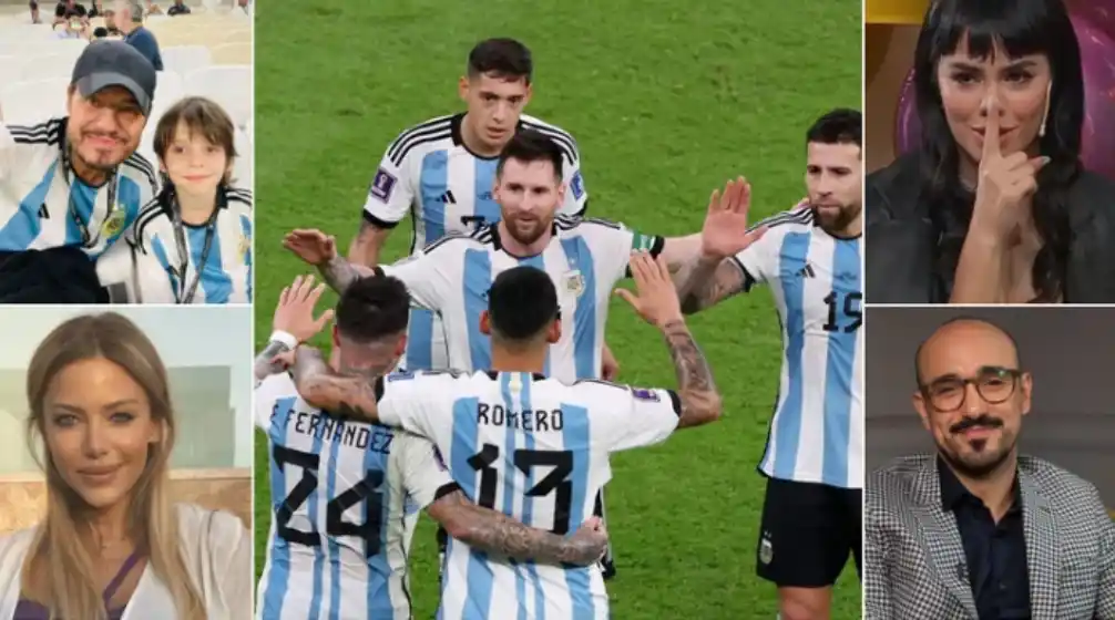 El triunfo de Argentina despertó la alegría de los famosos en las redes