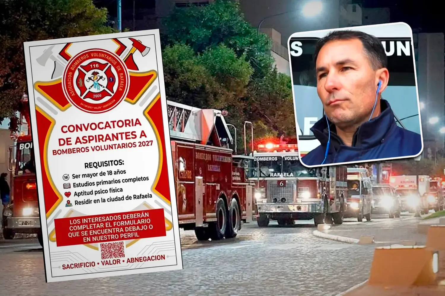 Darío Bonetto: “Ser bombero voluntario requiere muchísima responsabilidad, tiempo y capacitación”