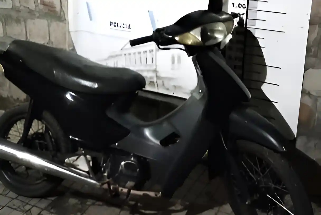 La moto tenía singos de adulteración en la numeración del motor.