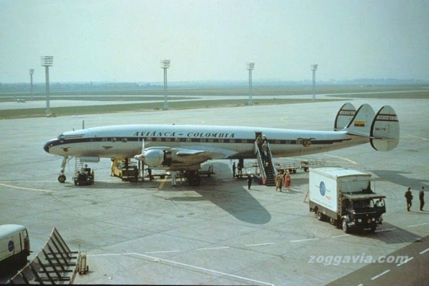 #TBT: Avianca flights between Colombia and Europe in 1954