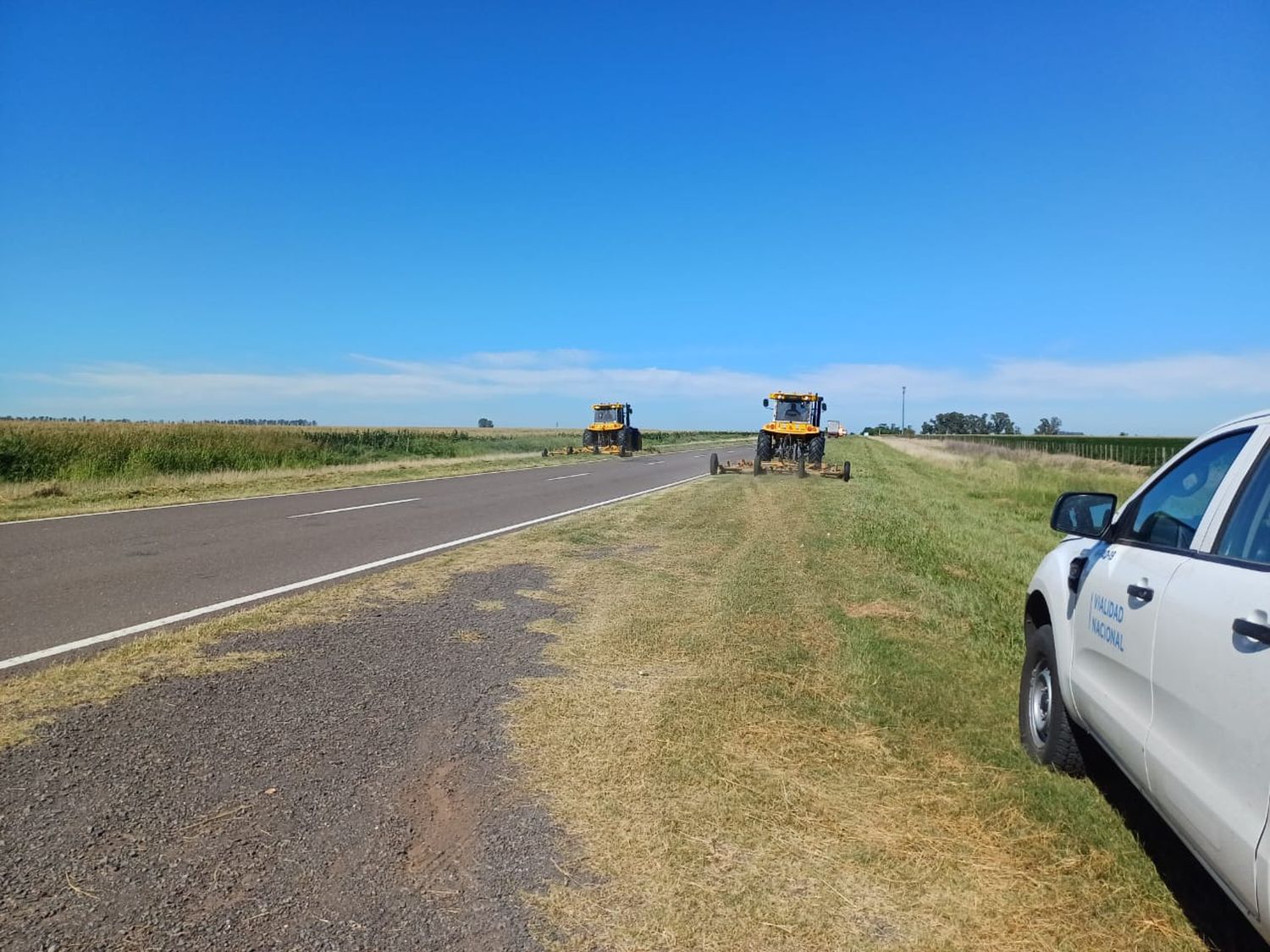 Tareas de mantenimiento en rutas nacionales 33 y 178