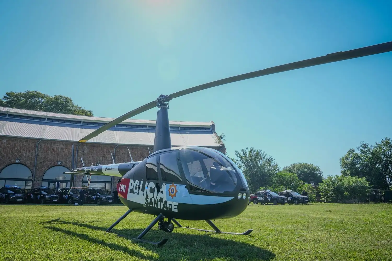 Seguridad. Entrega de helicóptero a la Policía de la Provincia