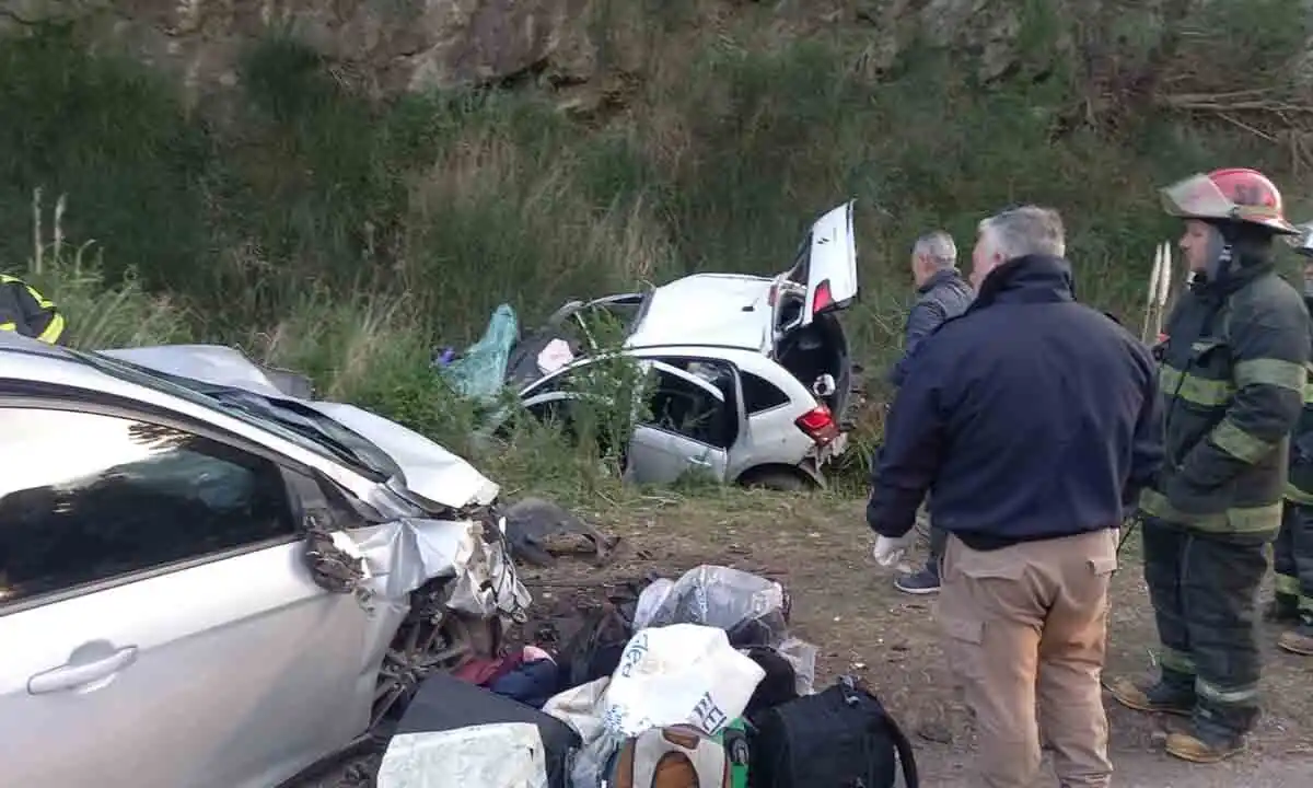 Ruta provincial 76, a la altura del kilómetro 227
