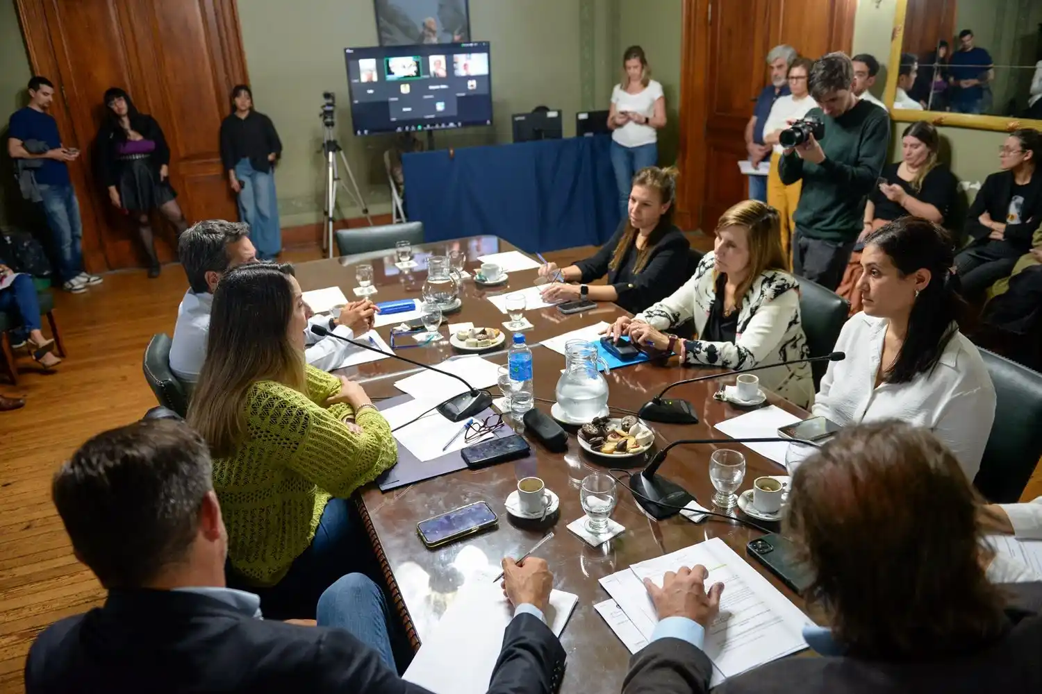 El debate en la Comisión de Legislación General del Senado bonaerense.