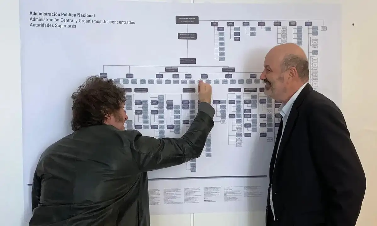 El presidente Javier Milei se reunió con Federico Sturzenegger.
