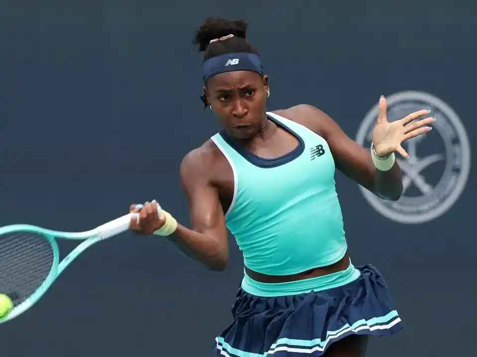Gauff, de 21 años, es la actual número 4 del mundo.