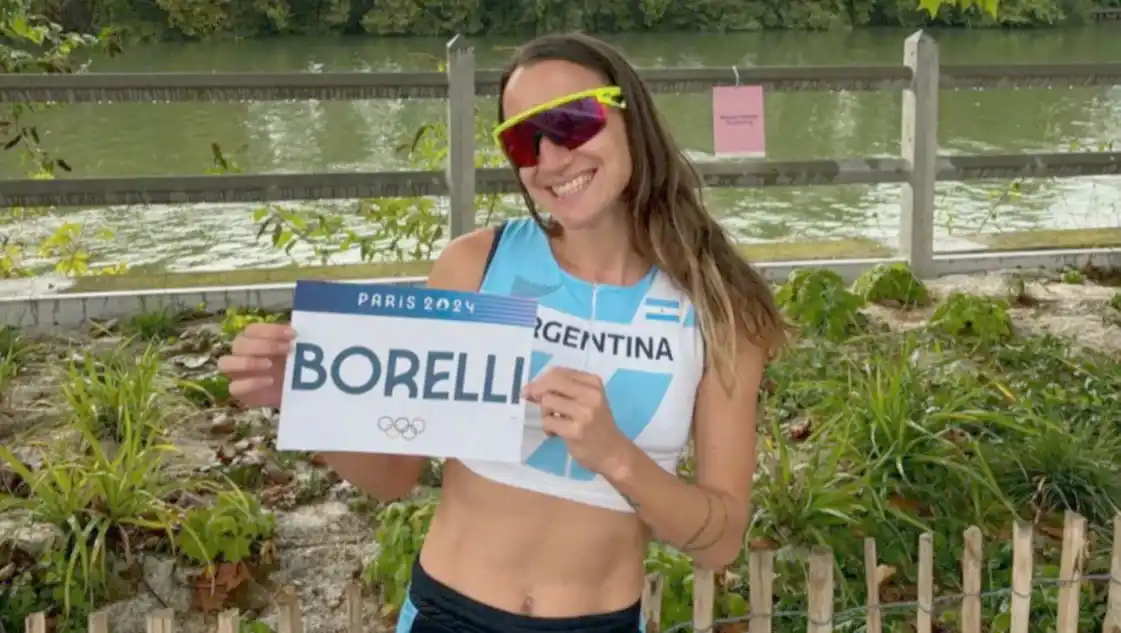 Borelli, lista para la maratón. Foto: @flooborelli