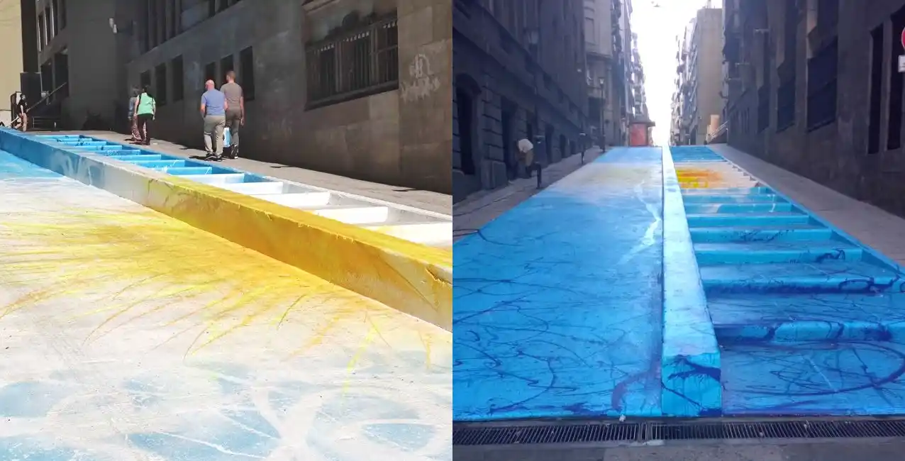 El nuevo mural de la Selección Argentina en el microcentro porteño