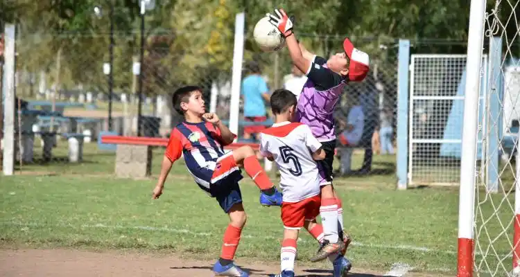 La Liga Infantil tuvo actividad en once canchas
