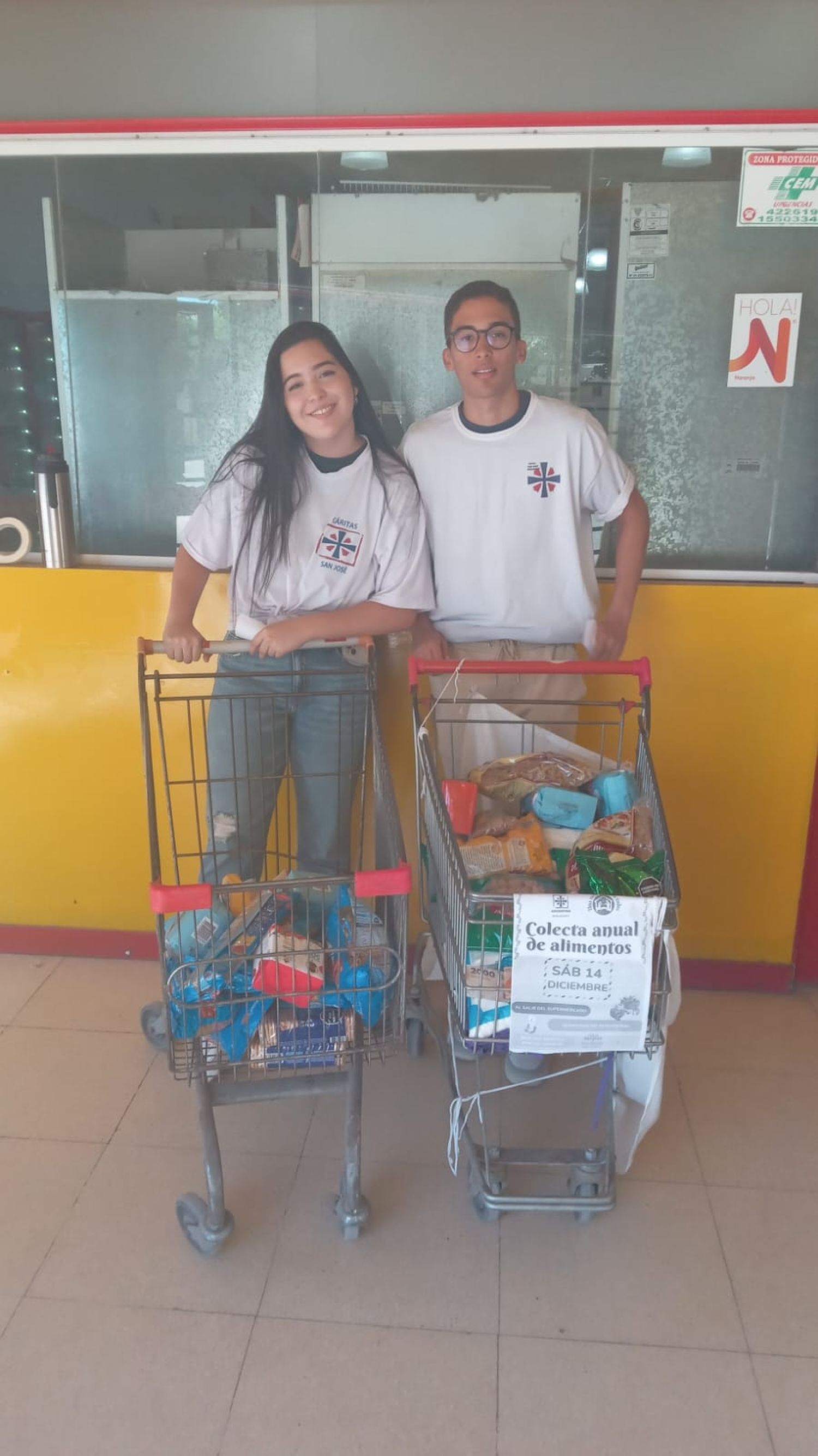Cáritas realizó la colecta “Una Navidad para todos”