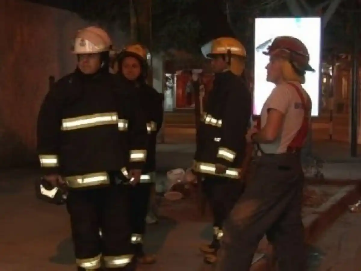 Se incendió parte de una vivienda en Morteros