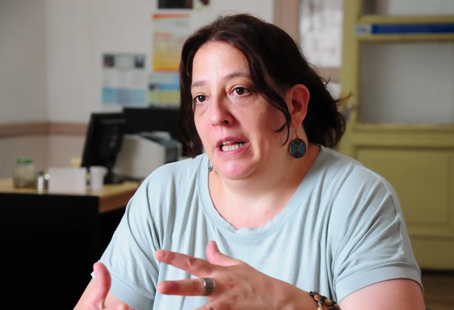 Soledad Restivo, cronista de las audiencias del Juicio "La Huerta"