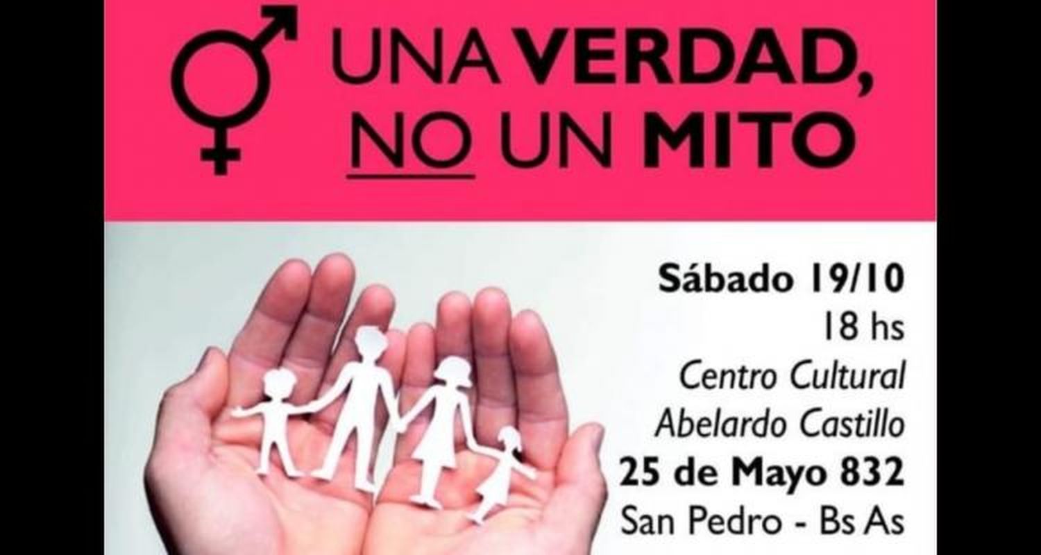 Familias en acción: Este sábado “conferencia contra el aborto”, en el Centro Cultural