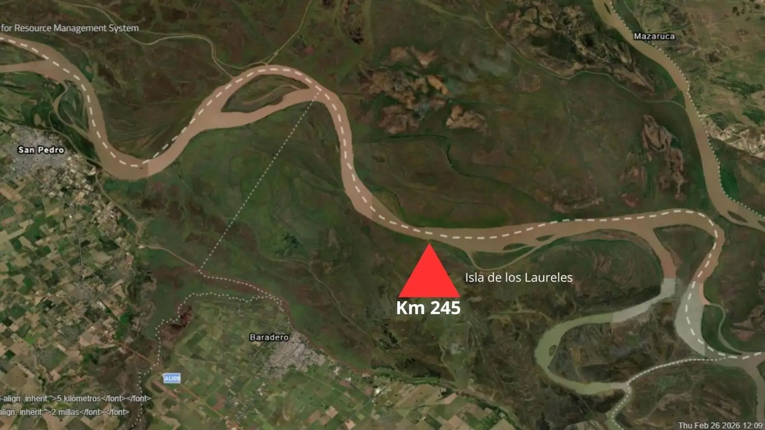 Gilli río Paraná Km 245