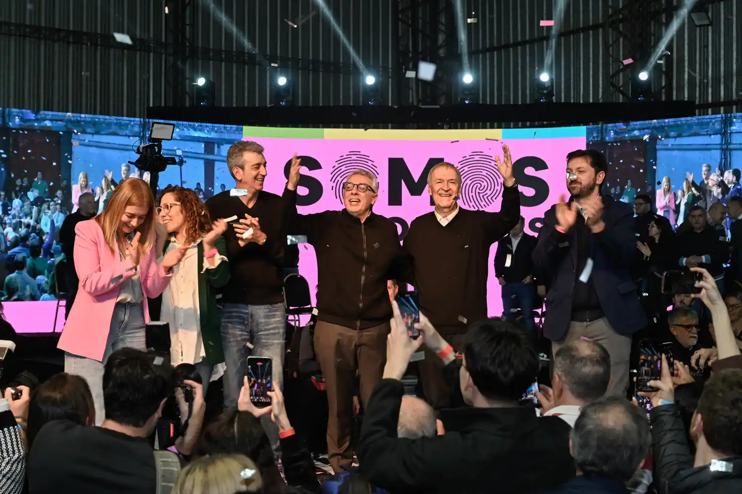 Zamora con Randazzo y Schiaretti