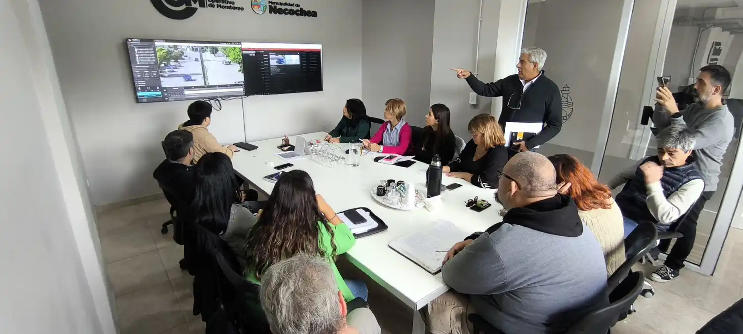 Visita de los concejales al Centro de Monitoreo