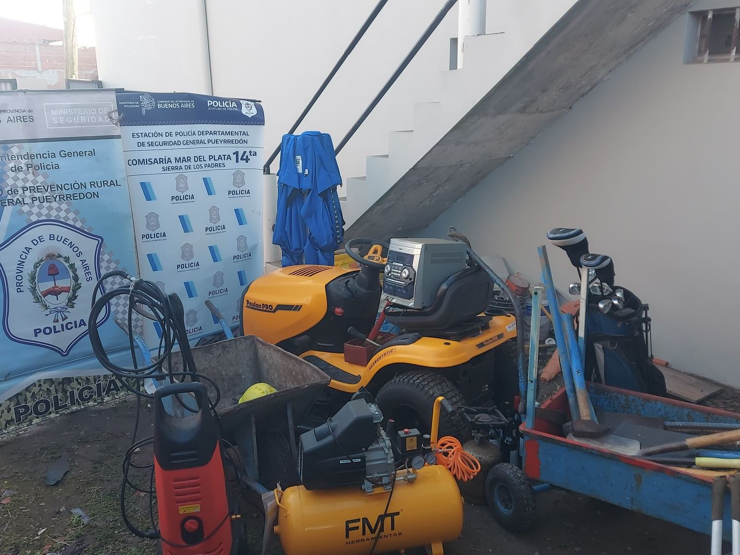 Desbaratan a una banda que en un mes cometió seis robos en zonas rurales de la Ruta 226