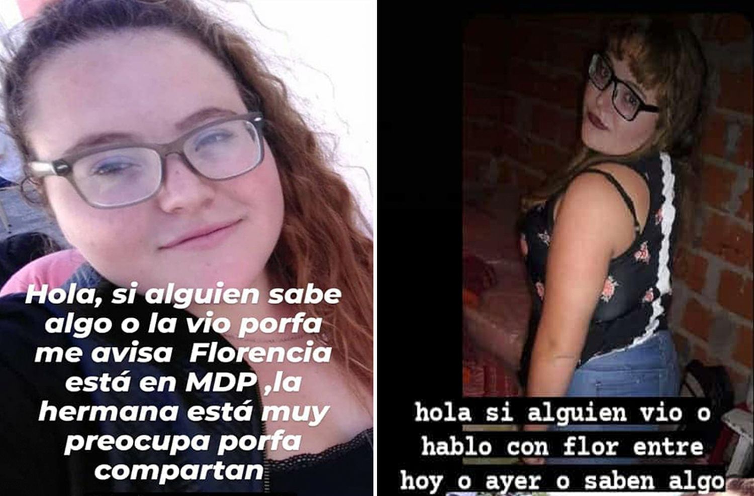 Apareció Florencia Leguizamón, la joven desesperadamente buscada en Mar del Plata