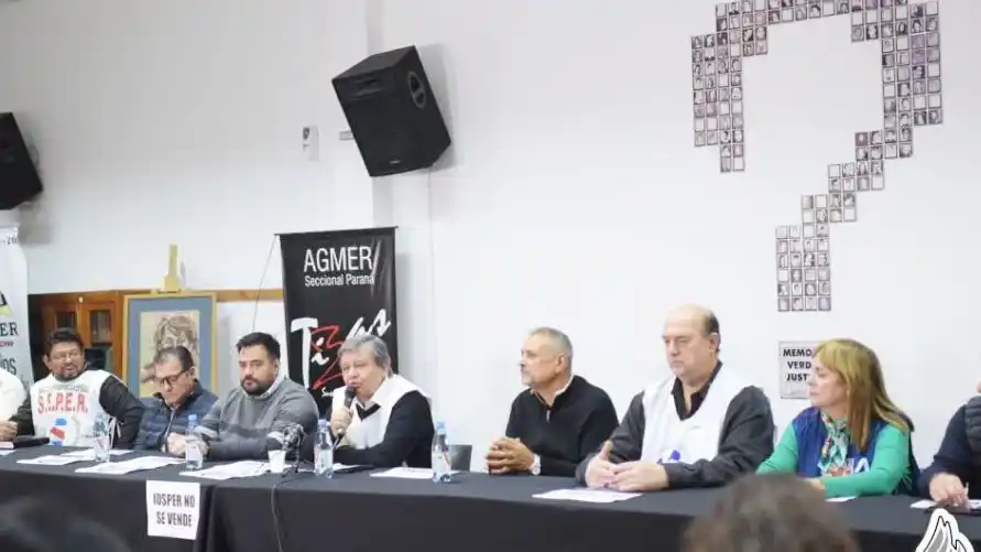 AGMER convoca a un paro y movilización en oposición al proyecto de la Obra Social de Entre Ríos