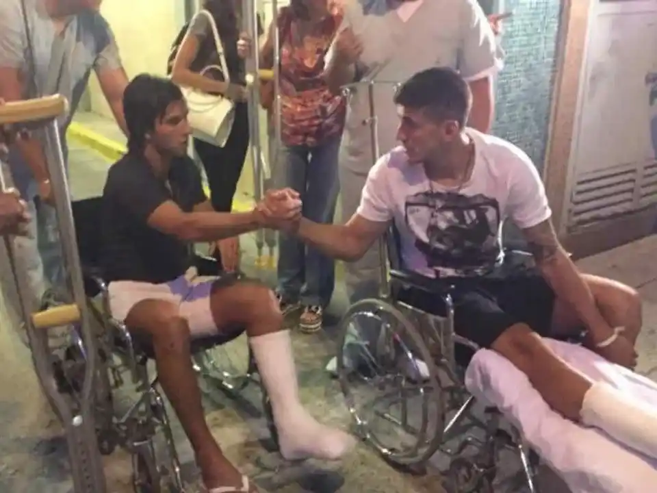 Huracán deberá pagarle  a Torabzo y mendoza por el accidenete sufrido en 2016.