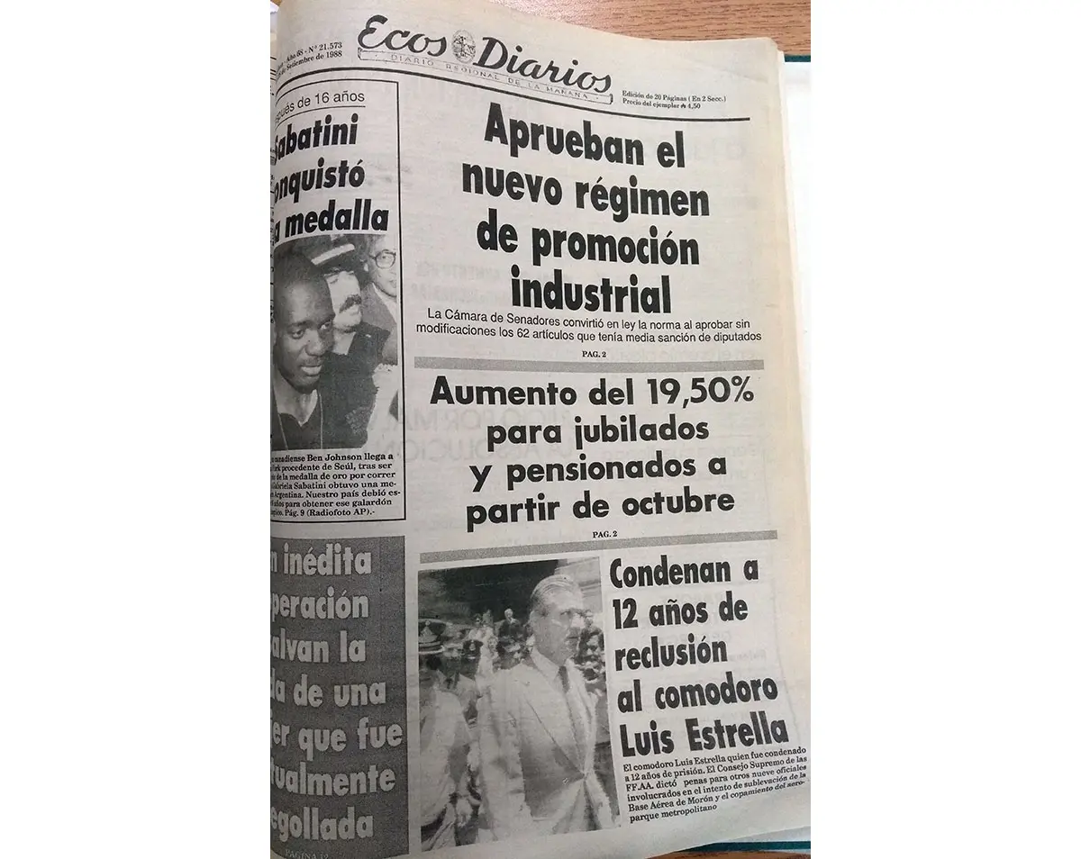 Lunes 26 de septiembre de 1988