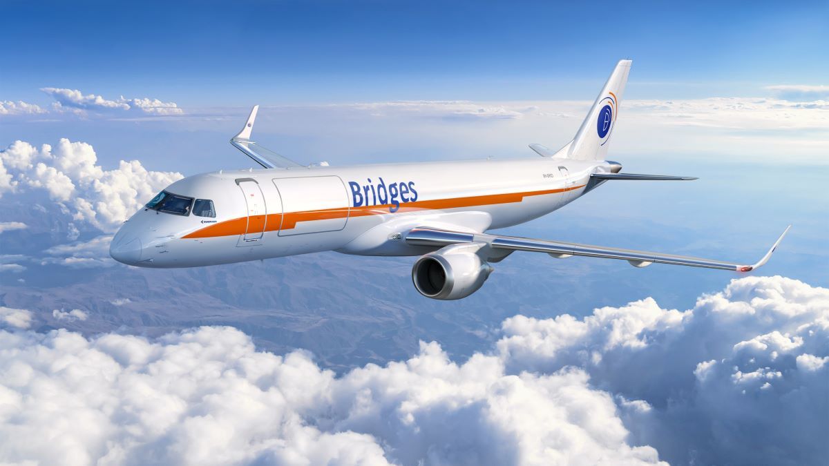 Bridges Air Cargo Becomes Launch Customer for Embraer E190F E-Freighter