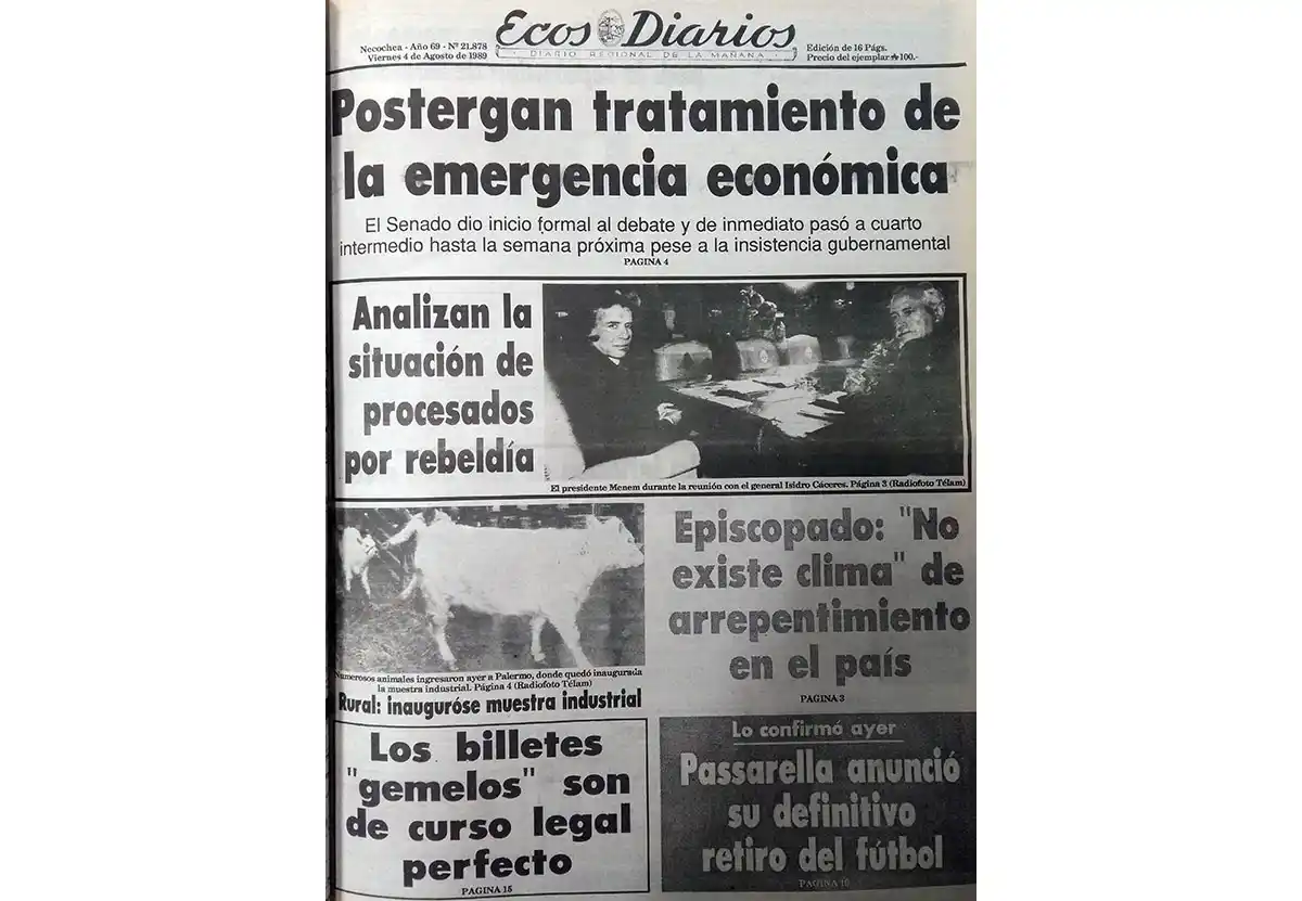 Viernes 4 de agosto de 1989