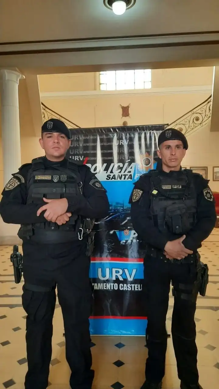 Dos policías le salvaron la vida a una nena en frontera