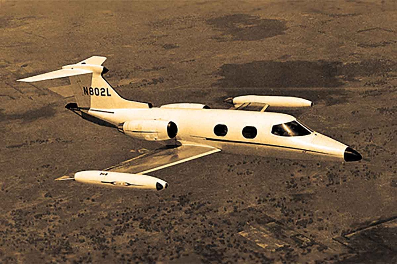 El Learjet 23 celebra 60 años desde su entrada en servicio marcando un hito en la aviación comercial