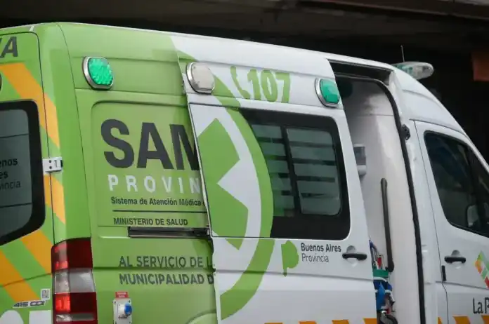 Una ambulancia del SAME trabajó en el lugar
