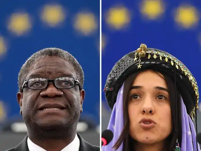 Nadia Murad y Denis Mukwege, premios Nobel de la Paz
