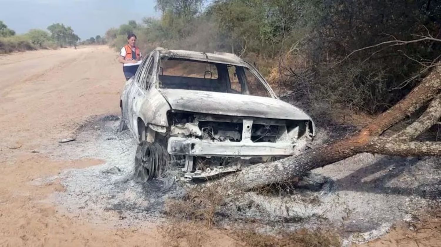 Insólito: camino al cementerio lo picó un enjambre de abejas, chocó contra un árbol y murió carbonizado