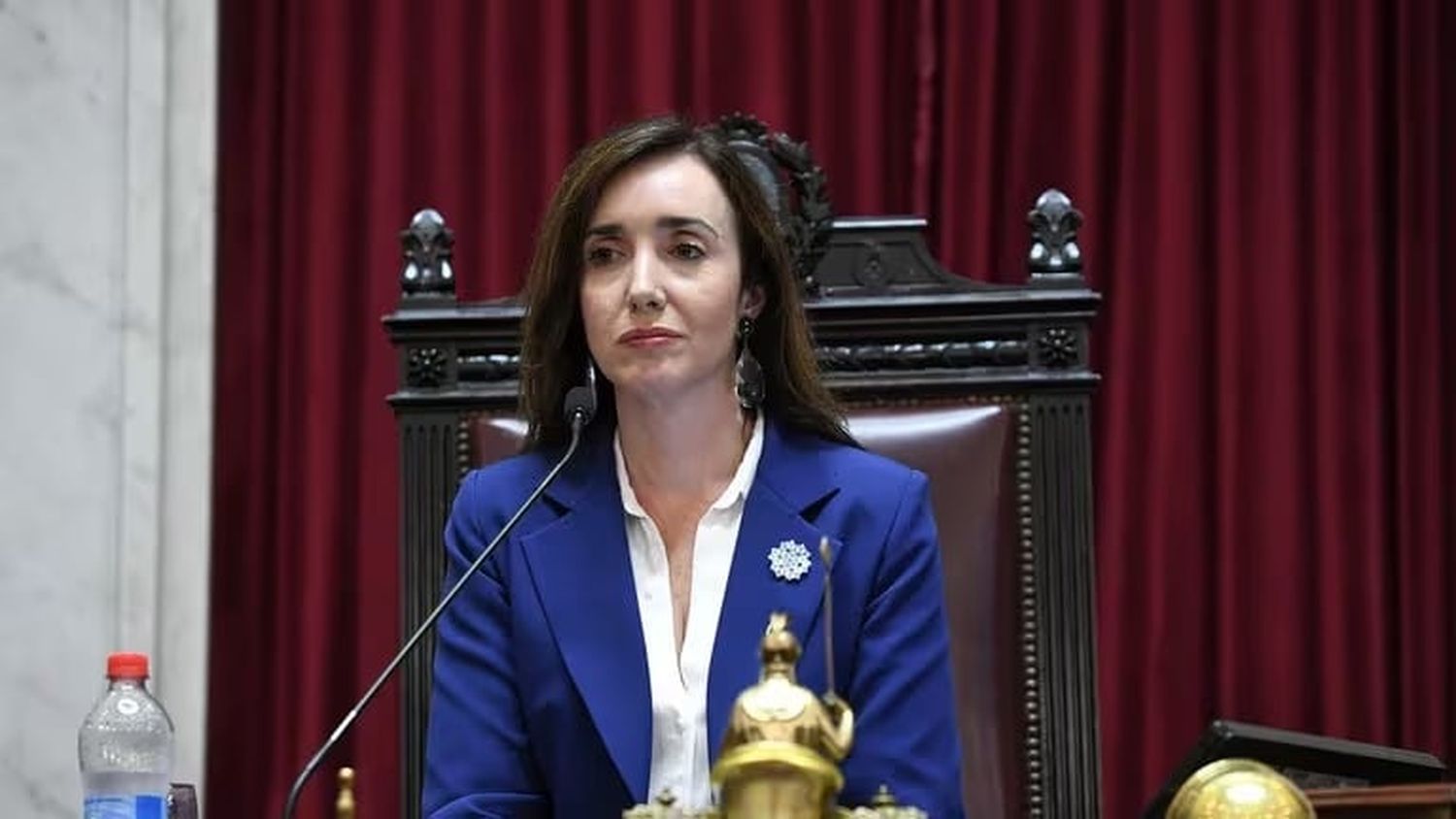 La vicepresidenta y titular de la Cámara alta, Victoria Villarruel (Prensa Senado)