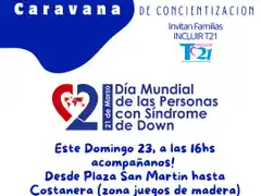 Gualeguay se suma a la concientización por el Día Mundial del Síndrome de Down con una caravana