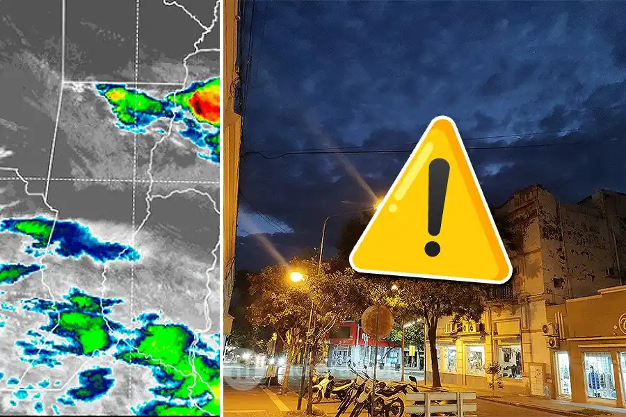 ATENCIÓN | Emitieron un alerta amarillo por tormentas para este miércoles