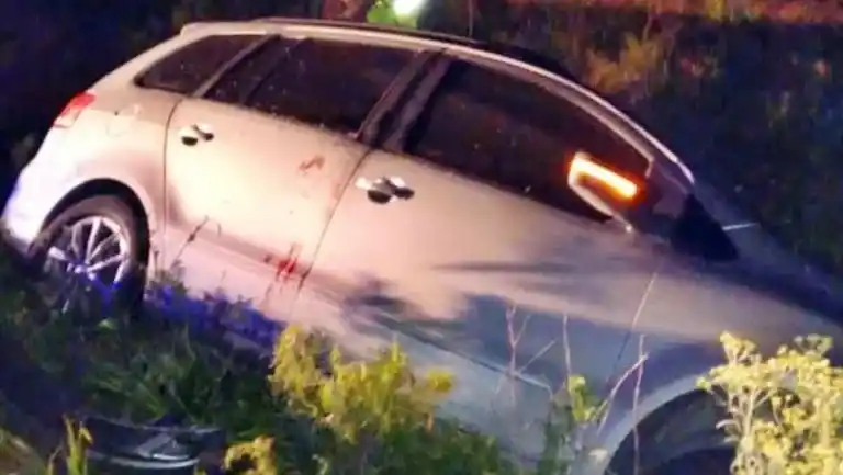 Se durmió mientras manejaba por la Ruta Nº 14 y dos personas terminaron internadas