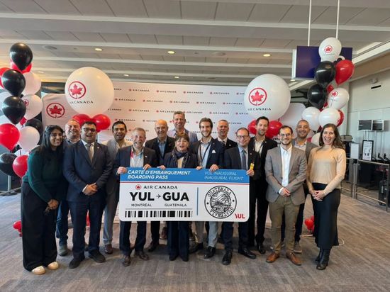 Air Canada inaugura sus vuelos a Guatemala