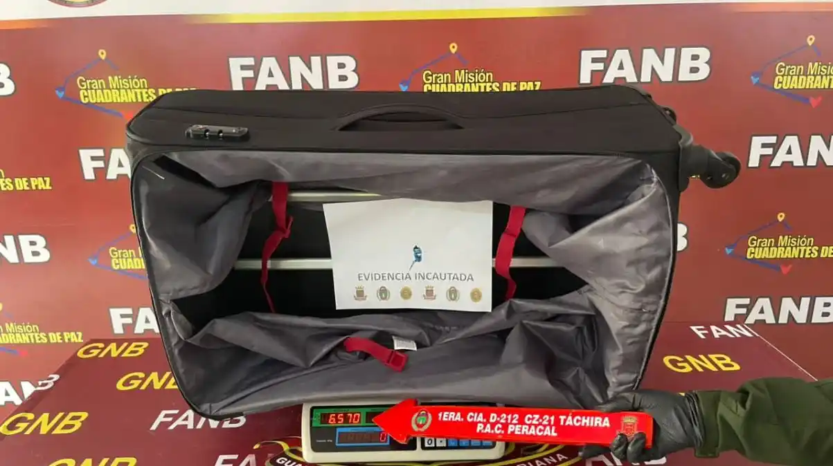 Cayó mujer que pretendía ingresar «narcomaleta» desde Cúcuta