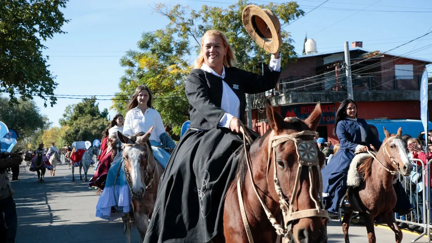 El desfile tradicionalista, uno de los eventos centrales del acto.