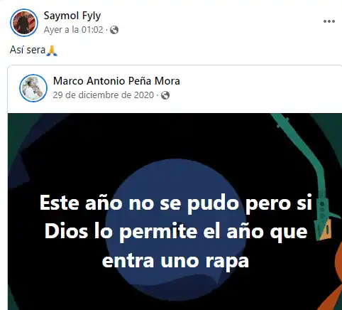 Hasta poco antes de su detención, el rapero dominicano publicó en sus redes sociales. Foto Facebook