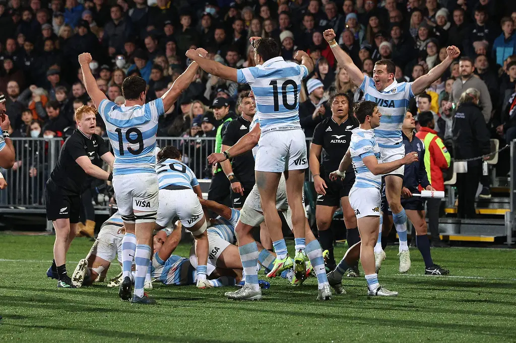Con la participación de Marcos Kremer, los Pumas le ganaron a los All Blacks en Nueva Zelanda 