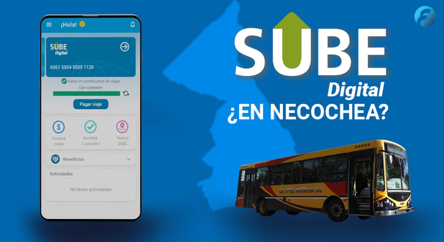 Ya está vigente la SUBE Digital: todo lo que tenés que saber en Necochea